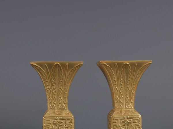 phoenix patterns made in gold during the reign of Emperor Qianlong of the Qing Dynasty - Image 5