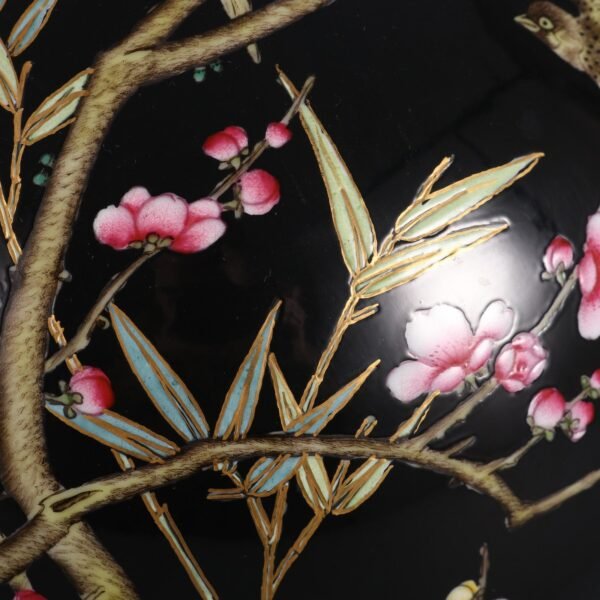 pattern double animal ears garlic vase made in the Yongzheng period of the Qing Dynasty - Image 9