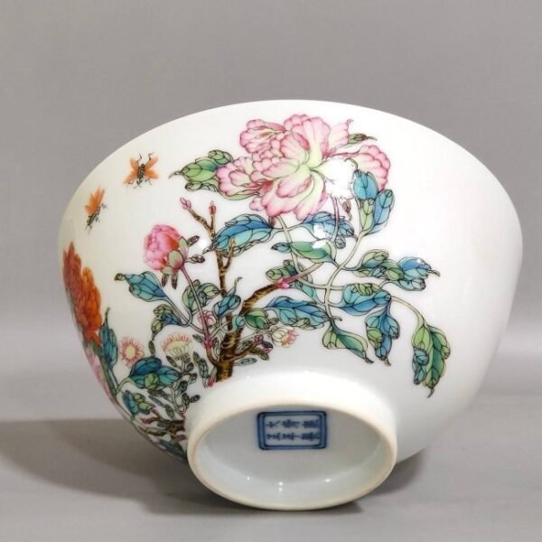 Qing Dynasty Yongzheng Peony Bowl - Image 4
