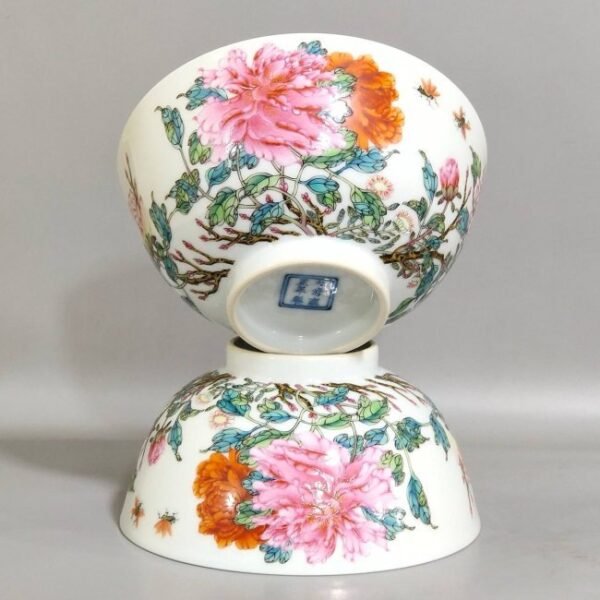 Qing Dynasty Yongzheng Peony Bowl - Image 5