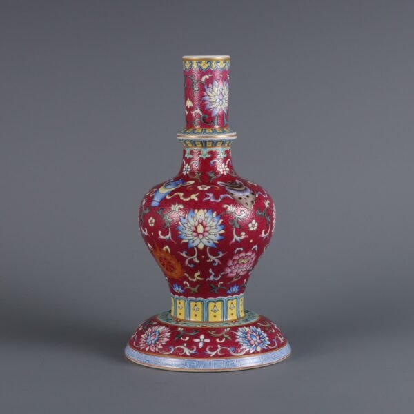 eight-treasure-patterned nectar bottles, made in the Yongzheng period of the Qing Dynasty - Image 6