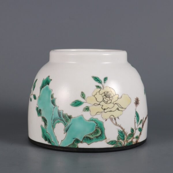 pattern horseshoe washbasin made in the Kangxi period of the Qing Dynasty - Image 5