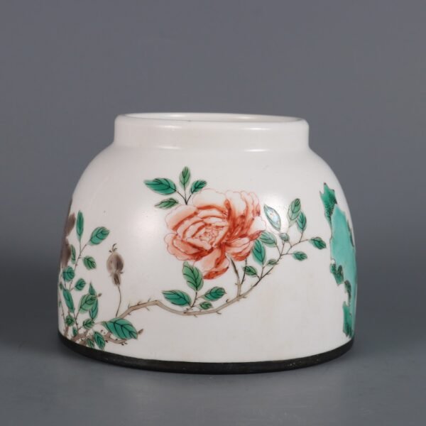 pattern horseshoe washbasin made in the Kangxi period of the Qing Dynasty - Image 2