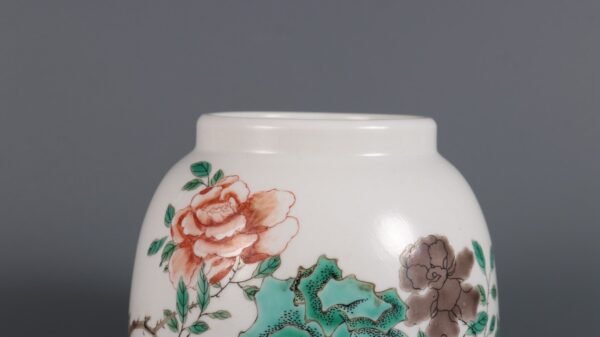 pattern horseshoe washbasin made in the Kangxi period of the Qing Dynasty - Image 7