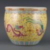 patterns in yellow ground and pastel colors during the Daoguang reign of the Qing Dynasty - Image 3