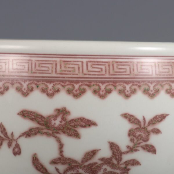 red melon and fruit pattern, made in the Qianlong period of the Qing Dynasty - Image 3