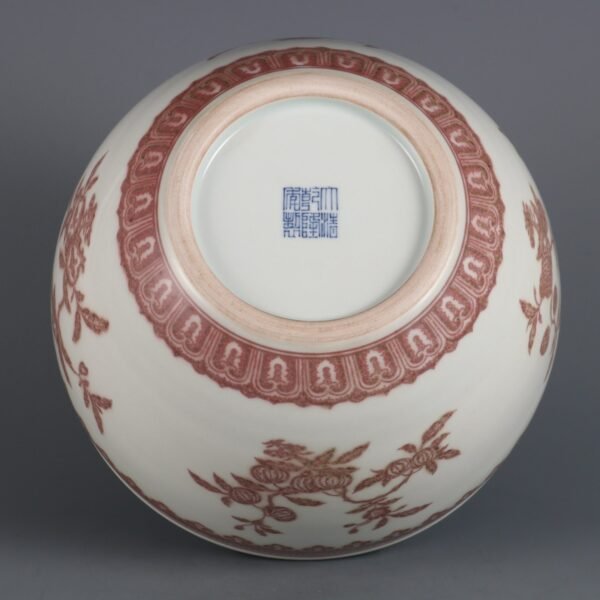 red melon and fruit pattern, made in the Qianlong period of the Qing Dynasty - Image 9