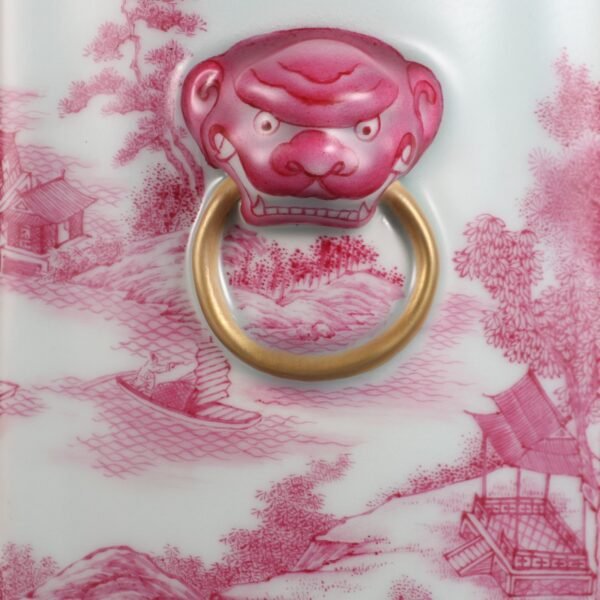 figure story square vase made in the Qianlong period of the Qing Dynasty - Image 4