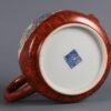 Qing Dynasty Qianlong Period Wood Grain Glaze Window Porcelain Flower Pattern Teapot - Image 3