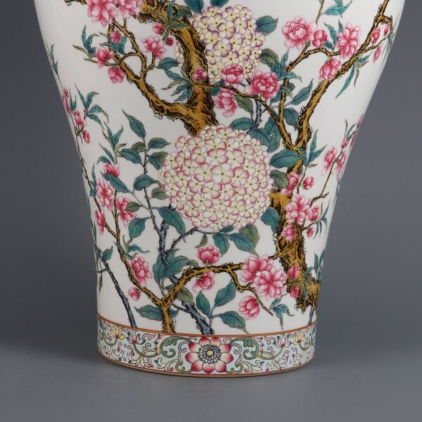 flower and bird patterns and inscriptions in the Yongzheng period of the Qing Dynasty - Image 3