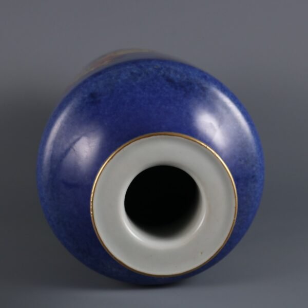 gold-painted arhat figure stick vase made in the Kangxi period of the Qing Dynasty - Image 7
