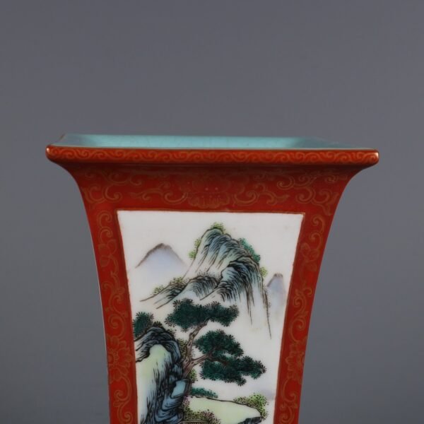 gold-painted windows and landscape patterns, made in the Qianlong period of the Qing Dynasty - Image 3
