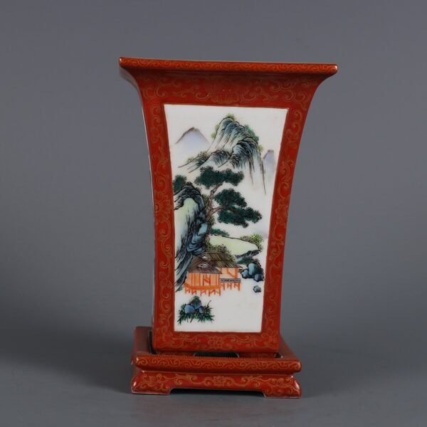 gold-painted windows and landscape patterns, made in the Qianlong period of the Qing Dynasty - Image 4