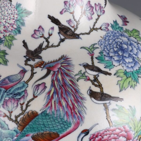 vase with bird-and-bird-and-phoenix pattern, made in the Qianlong period of the Qing Dynasty - Image 6